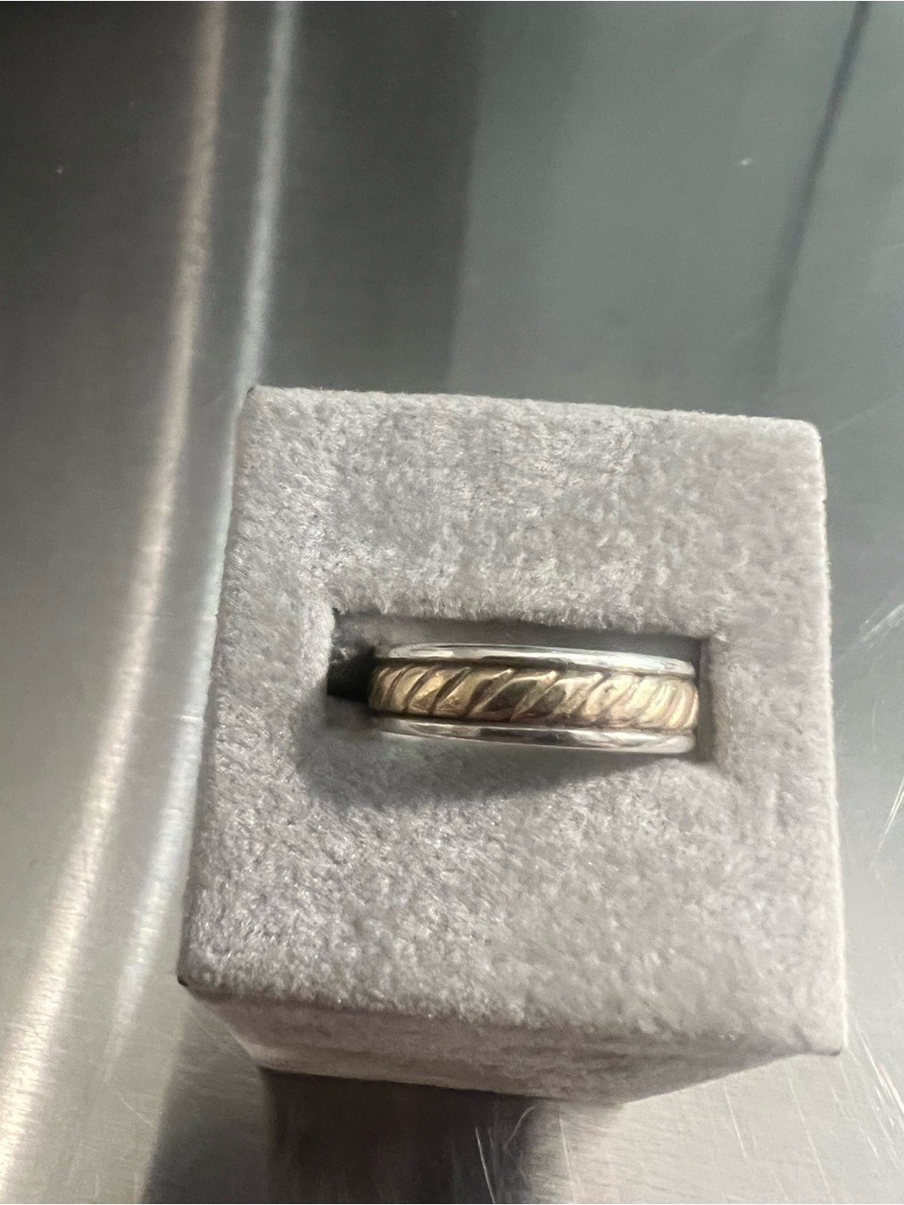 James Avery 14K & Sterling Silver Wedding Band